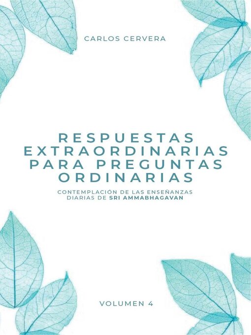 Title details for Respuestas extraordinarias para preguntas ordinarias by carlos cervera cruz - Available